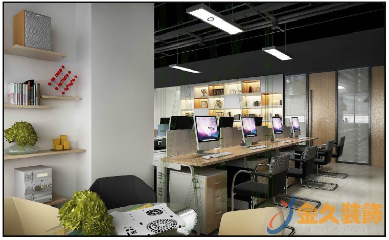 300平米辦公室裝修效果圖 300平米辦公室裝修效果圖