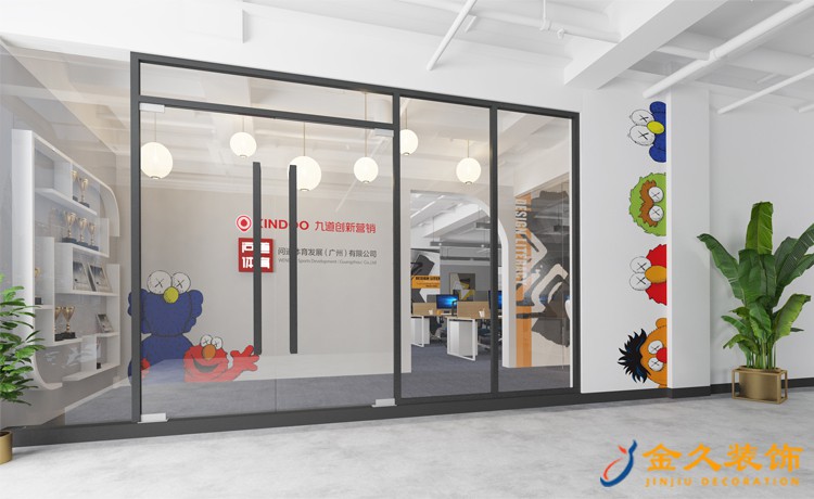 九道廣告前臺(tái)裝修效果圖 九道廣告前臺(tái)裝修效果圖