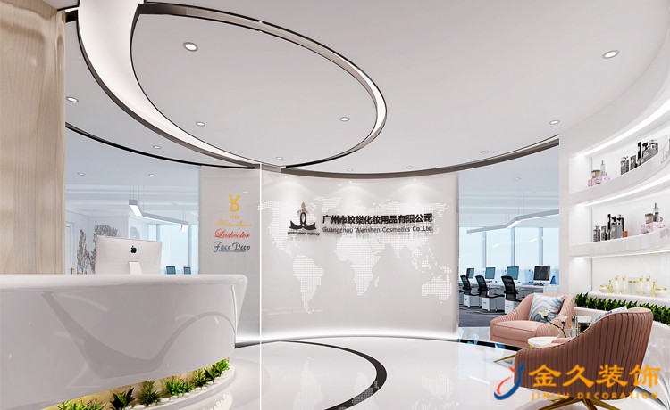 廣州辦公室裝修如何設計前臺？前臺裝修設計注意事項